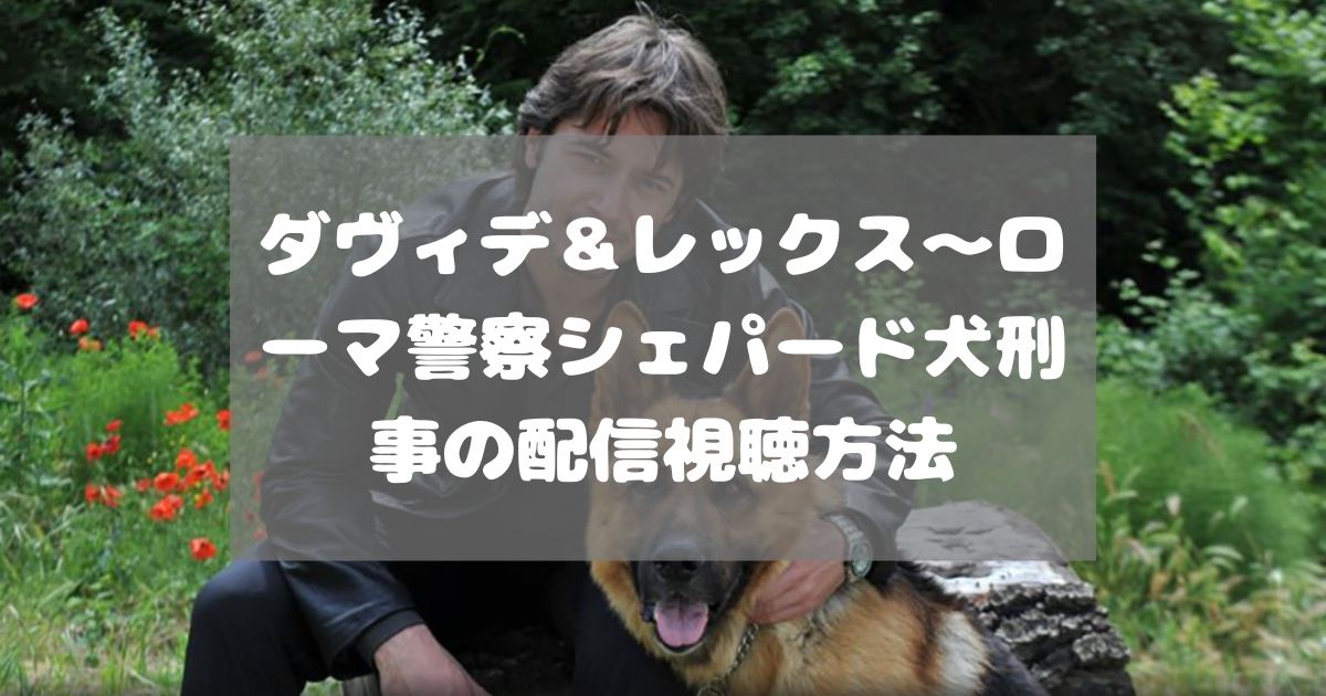 ダヴィデ＆レックス～ローマ警察シェパード犬刑事の配信視聴方法